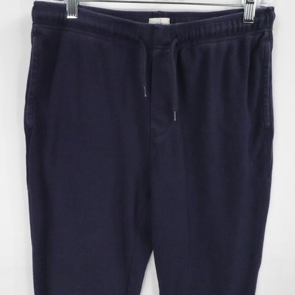 J Crew Pants Men Small Navy Blue Oarsman Heritage Brushed Rib Knit Jogger Casual - Picture 4 of 15